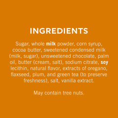 Milk Chocolate Caramel SQUARES Medium Bag (Case of 6)