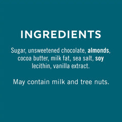 Premium Dark Sea Salt Almond Dark Chocolate Squares Case Pack (540 ct)
