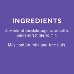 Premium Dark 72% Cacao Dark Chocolate SQUARES 4.1 oz Bag (Case of 6)