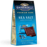Premium Dark Sea Salt 60% Cacao Dark Chocolate SQUARES 4.1 oz Bag (Case of 6)