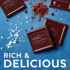 Premium Dark Sea Salt Dark Chocolate Squares Case Pack (540 ct)