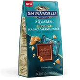 Milk Chocolate Sea Salt Caramel Cookie SQUARES Bag (Case of 6)