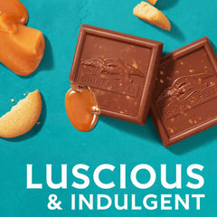 Milk Chocolate Sea Salt Caramel Cookie SQUARES Case Pack (396 ct)