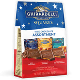 Summer Assorted Milk Chocolate SQUARES 12 oz Bag