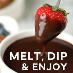 Dark Chocolate Flavored Melting Wafers 10 oz Bag