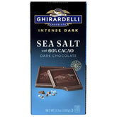 Intense Dark Sea Salt 60% Cacao Dark Chocolate Bar