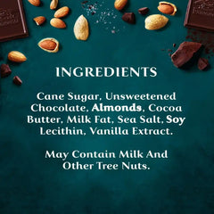 Intense Dark Sea Salt Almond Dark Chocolate Bar