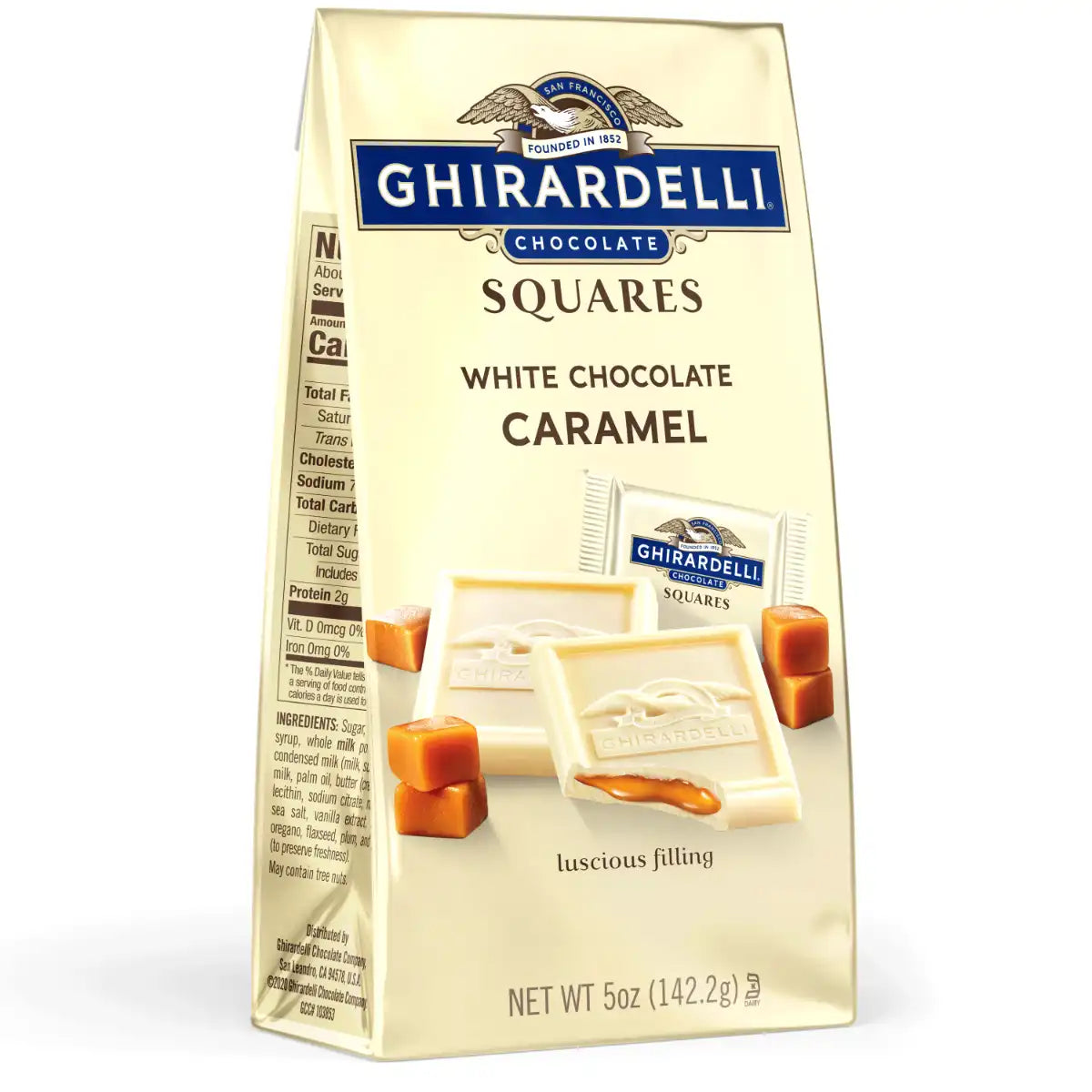 White Chocolate Caramel SQUARES 5 oz Bag (Case of 6)