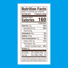 Premium Dark Sea Salt Dark Chocolate Squares Case Pack (540 ct)