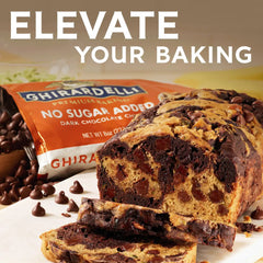 No Sugar Added Dark Chocolate Chips 8 oz Bag