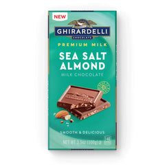 Milk Chocolate Sea Salt Almond Premium Milk Bar