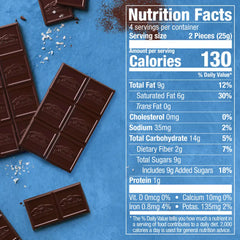 Intense Dark Sea Salt 60% Cacao Dark Chocolate Bar