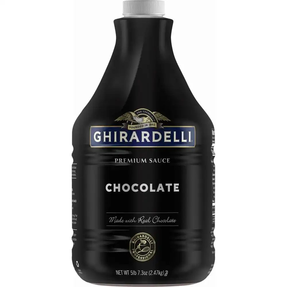 Black Label Chocolate Sauce Pump Bottle Case (6 ct / 87.3 oz. ea)