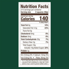 Dark Chocolate Mint SQUARES Case Pack (430 ct)