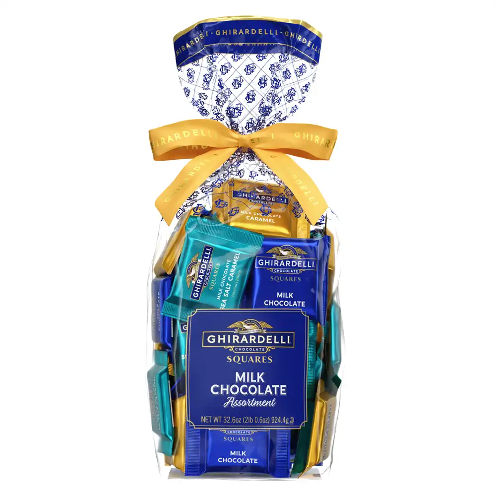 Milk Chocolate Assorted SQUARES Gift Bag 2lb