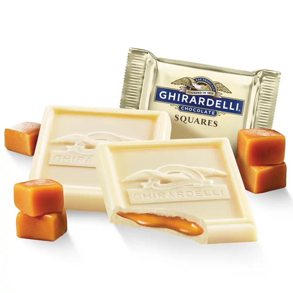 White Chocolate Caramel SQUARES Case Pack (412 ct)